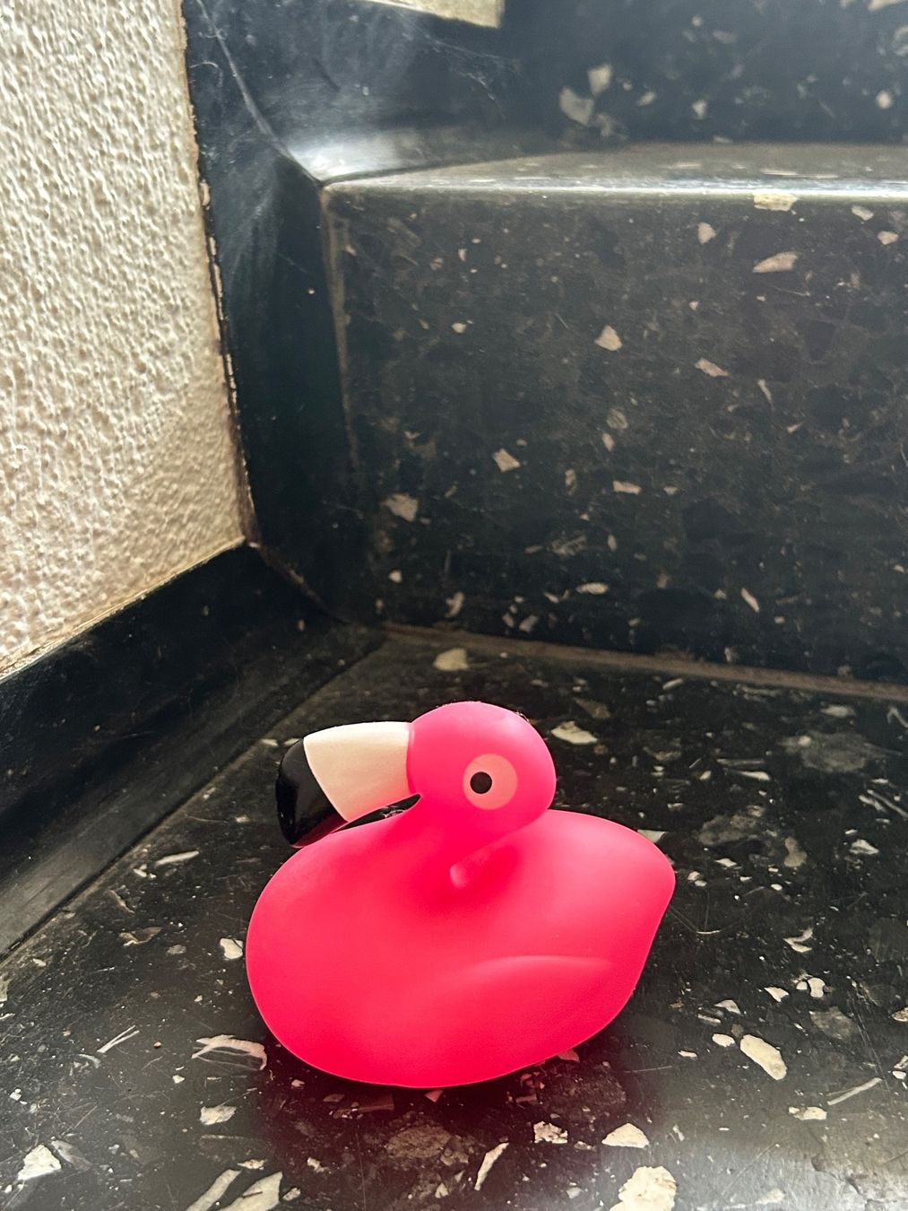 Giocattoli: Flamingo Gummiente – Nuovo e nell'imballaggio originale da Wabern venduto da belka72 3