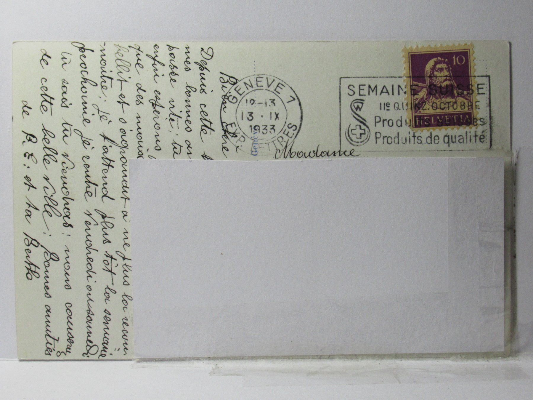 Cartoline postali: Genève 1933 – Usato da Grenchen venduto da Bluemchen1900 1