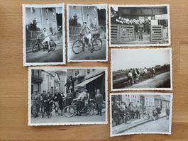 Alte original Fotos Velo Fahrrad Radfahrer