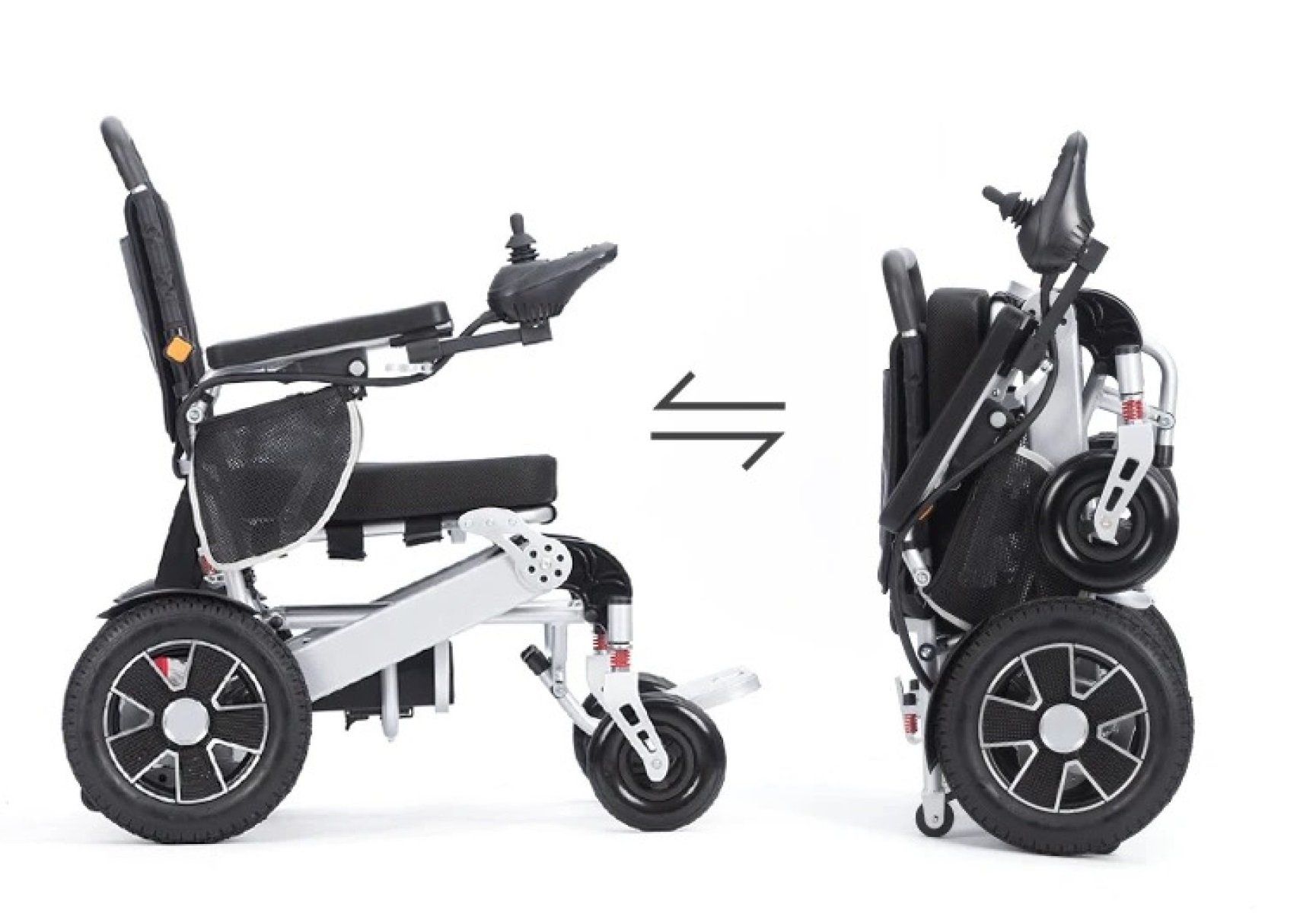 Chaises roulantes: Elektrischer Rollstuhl - Zusammenlegbar – Neuf avec emballage d'origine à Bünzen par Turbolino5 2