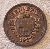1 RAPPEN JAHR 1927 - SCHWEIZ / RAR
