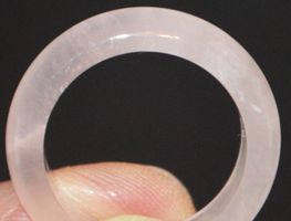 Stein Ring L-4608 – Rosa Quarz – 17,5mm Innendurchmesser
