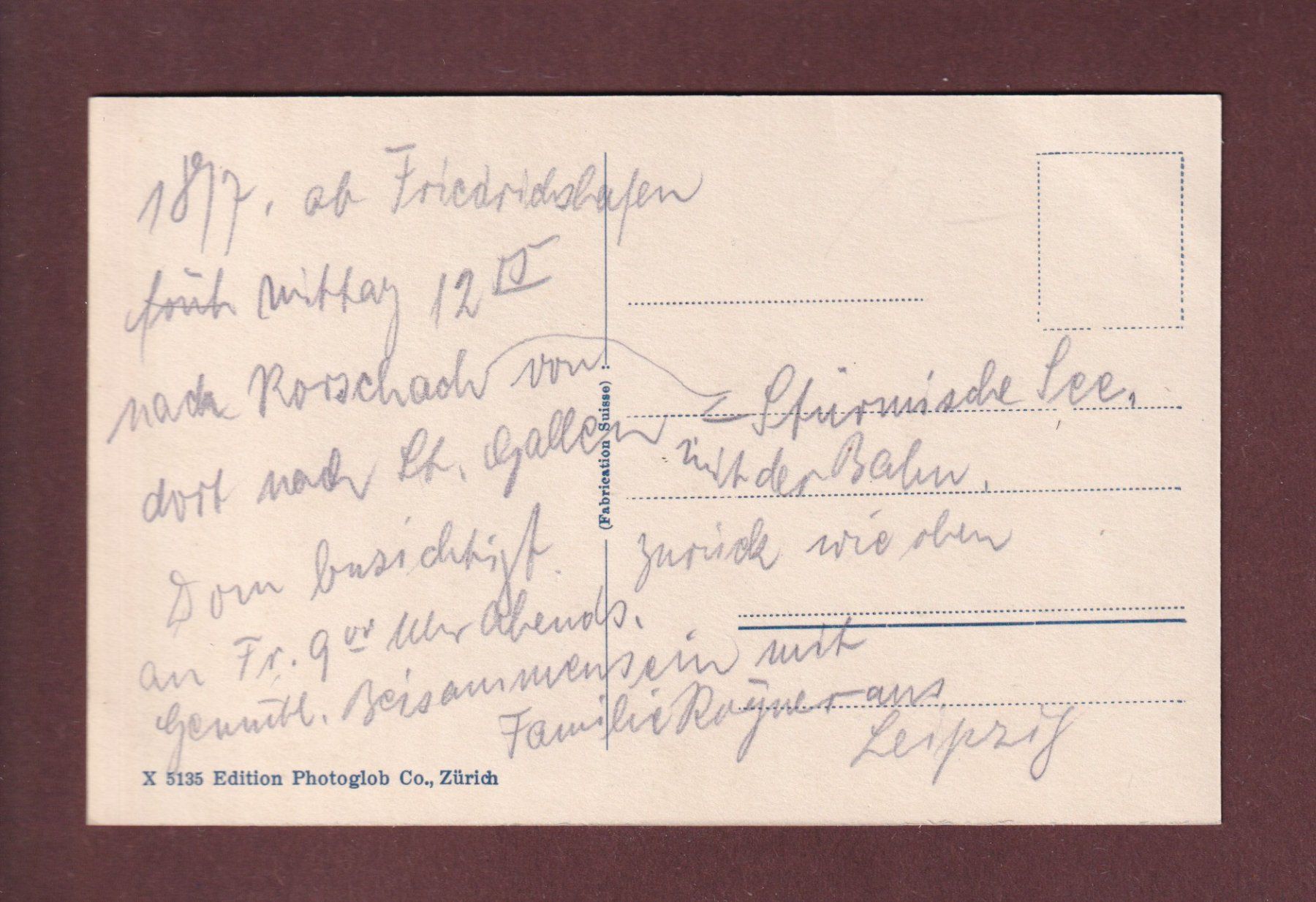 Cartoline postali: ST. GALLEN - Teilansicht - Säntis – Usato da Pully venduto da nicecards 1