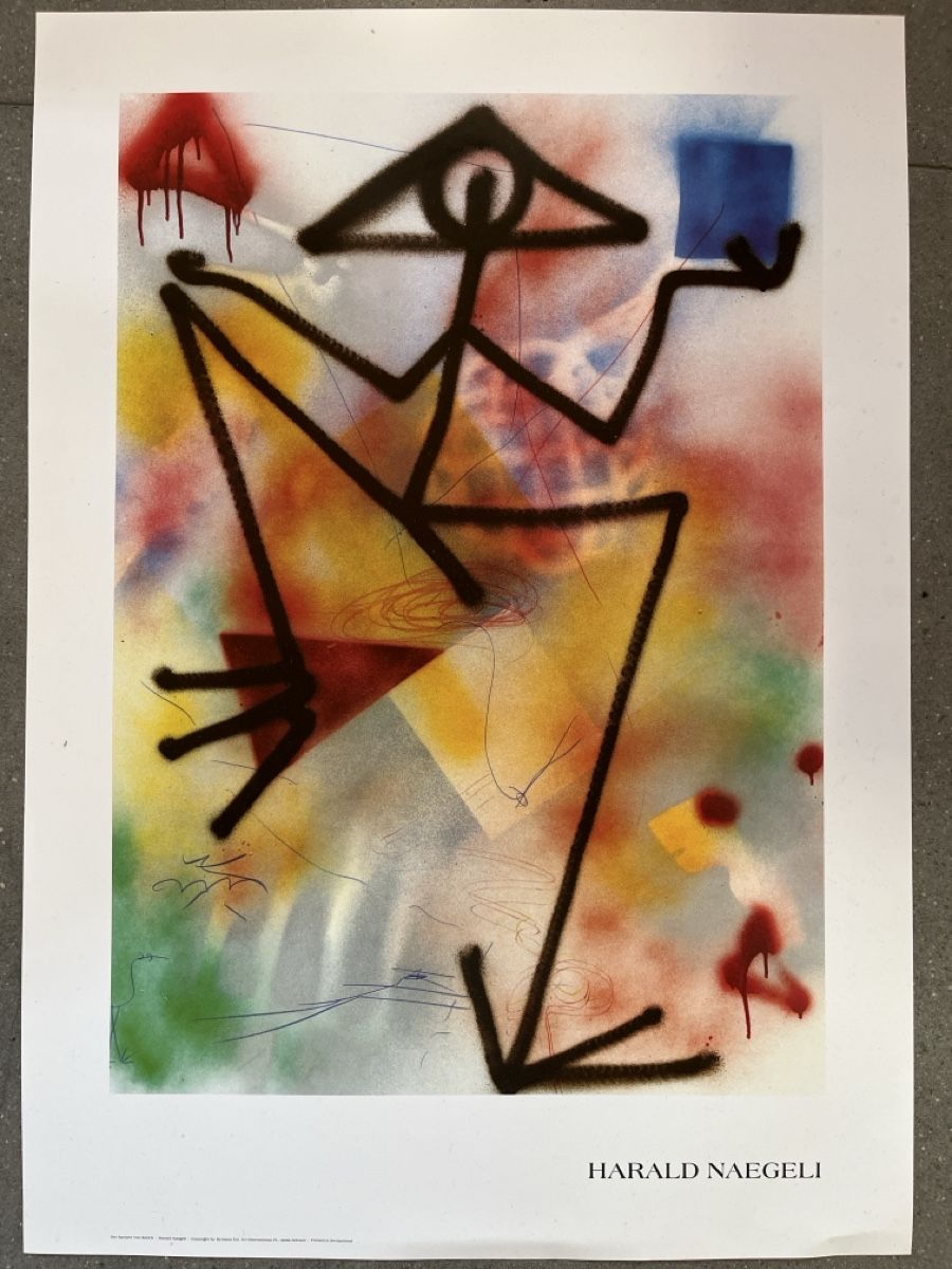 Poster & Bilder: Harald Naegeli – Gebraucht aus Kölliken von Spielmann0