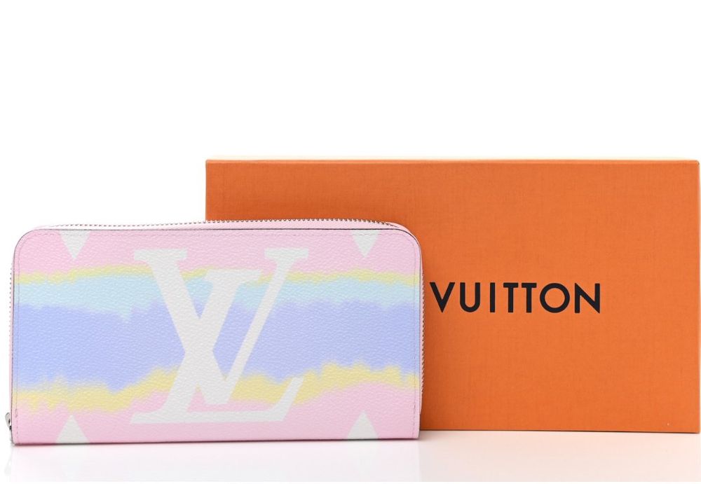 Lv Escale Pastel Zippy Wallet