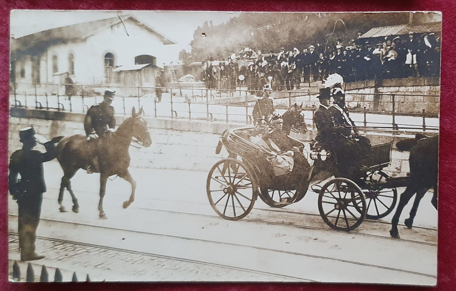 Cartoline postali: 4 Ansichtskarten, Kaiser Wilhelm II – Usato da Kreuzlingen venduto da Rschweiz1 4