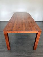 Esstisch Nussbaum Massivholz 210x96x77