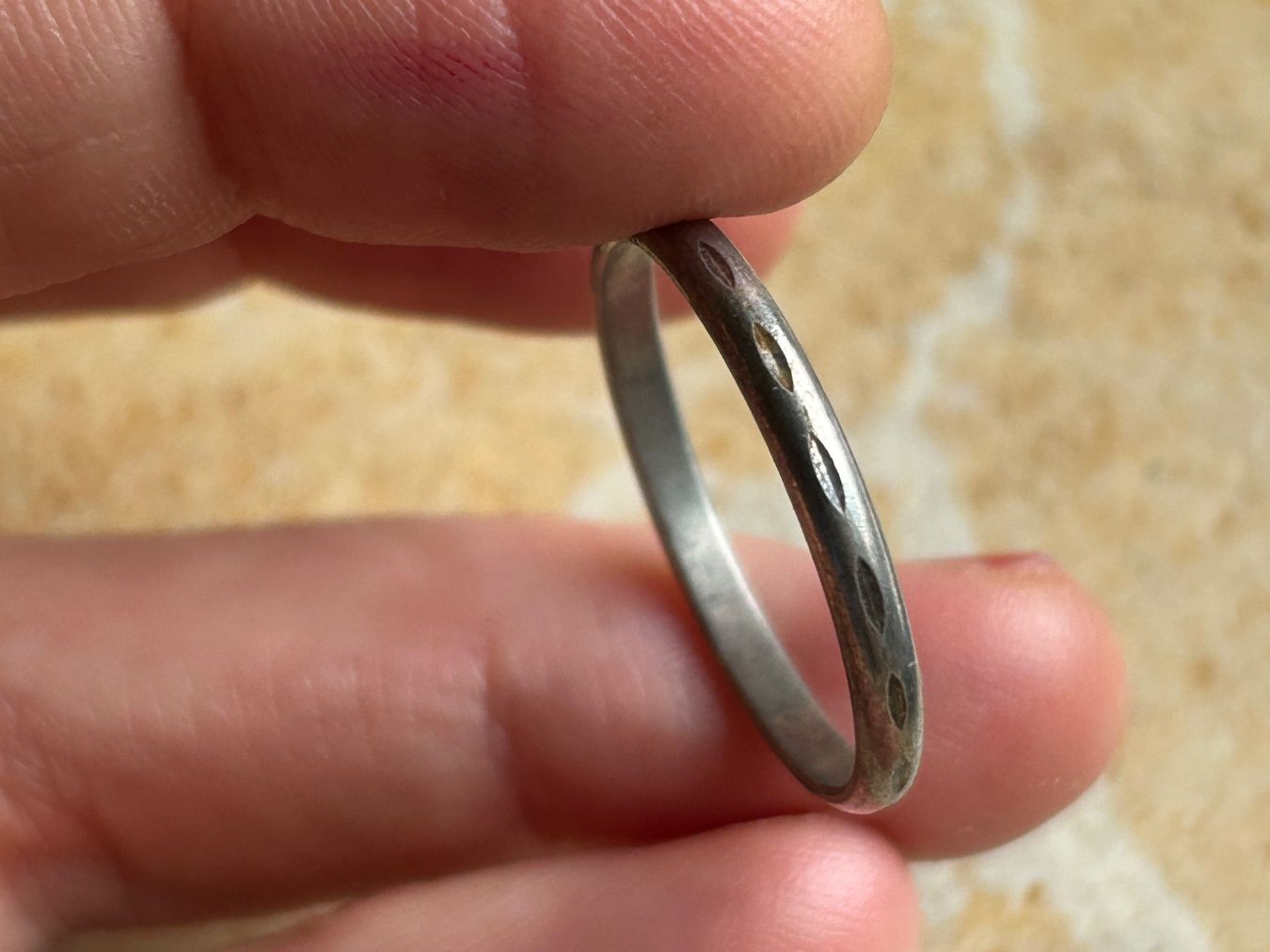 Anelli: Herrenring Silberring fein (Grösse 64) – Usato da Basel venduto da bellespirit 2