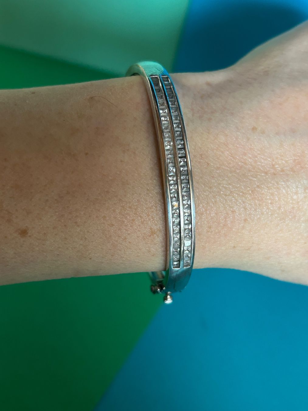 Bracciali & Braccialetti: Silberner Armreif mit Zirkonia CLASSICO – Usato da Dittingen venduto da Bellevista 4