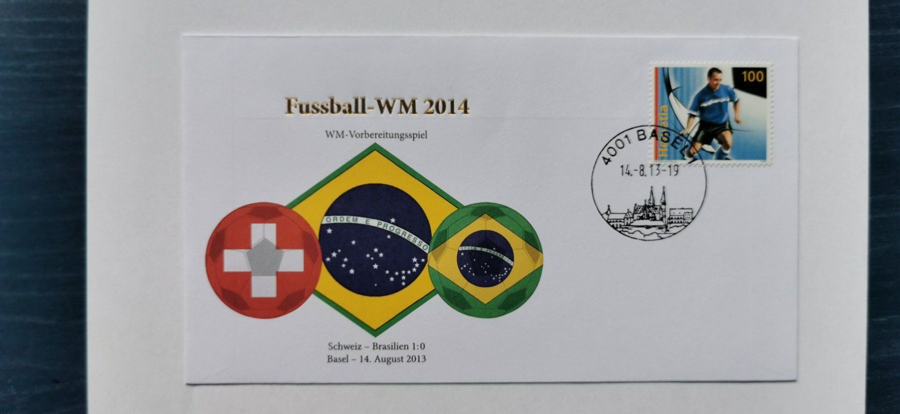 Tous les timbres: Fussball-WM 2014 – D'occasion à Aadorf par Chnorli-Furz