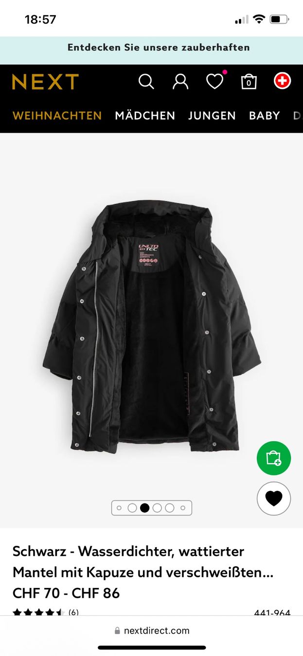 Next Giacche & Cappotti: Winterjacke / Mantel von NEXT – Nuovo e nell'imballaggio originale da Steffisburg venduto da elle013 6