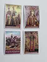 Rumänische Briefmarken, 4er Set, Rumänien