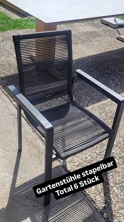 Stühle: 6 Gartenstühle stapelbar  – Gebraucht aus Goldswil von Andrea1985