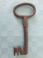 Antiker Schlüssel geschmiedet 16 cm Eisen alt Vintage RAR