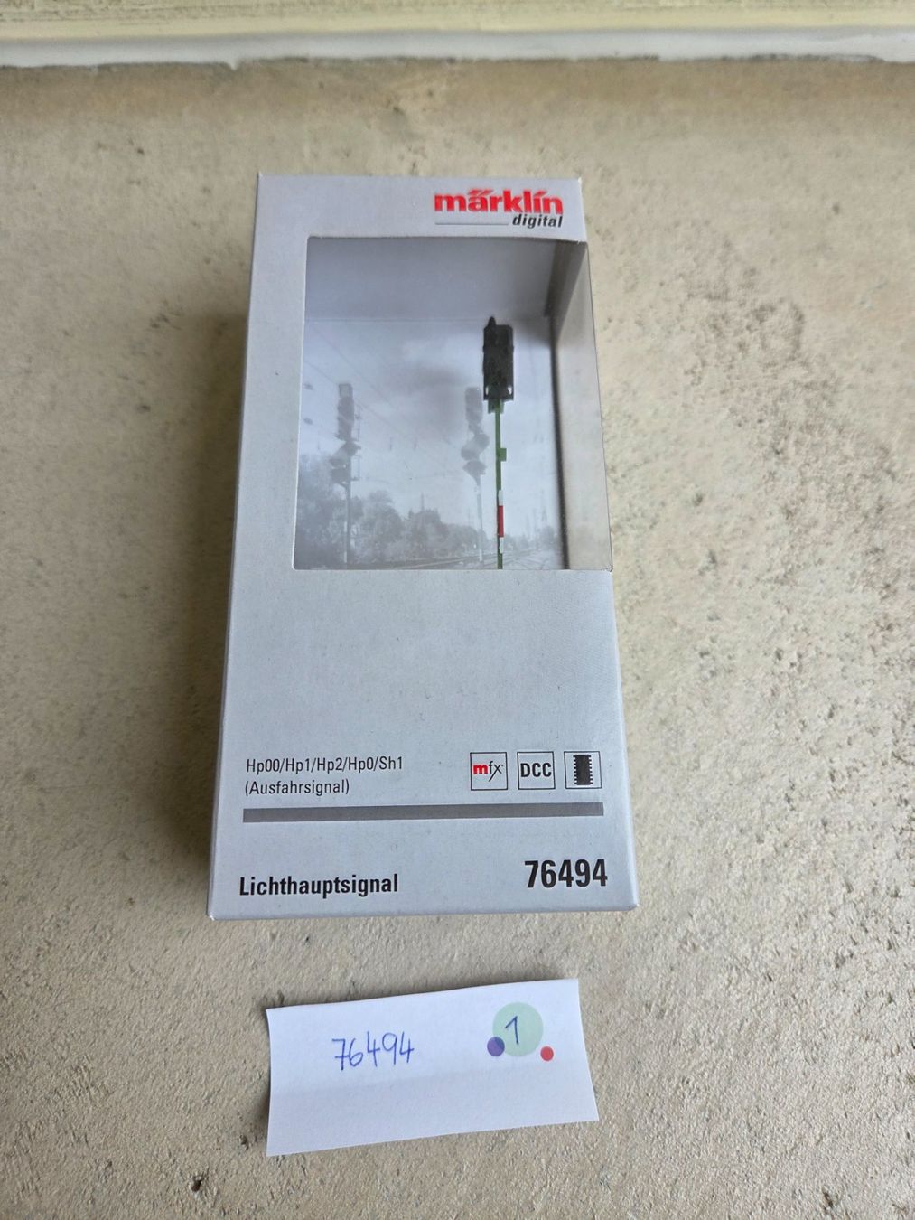 Märklin Modellini di ferrovie: Märklin Lichthauptsignal 76494 – Nuovo e nell'imballaggio originale da Udligenswil venduto da Giordi3 2