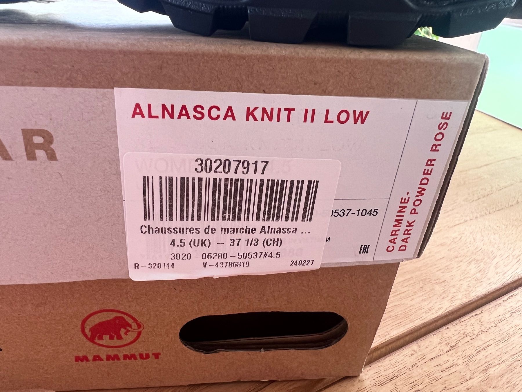 Mammut Scarpe da donna: Neuves : chaussures de trekking mammut – Nuovo e nell'imballaggio originale da Lugnorre venduto da cla_j6bq 1