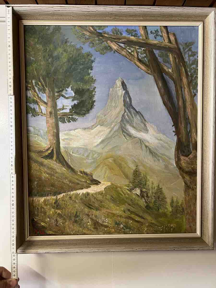 Dipinti: Oelgemaelde Matterhorn mit Rahmen – Usato da St. Gallen venduto da Allu90er