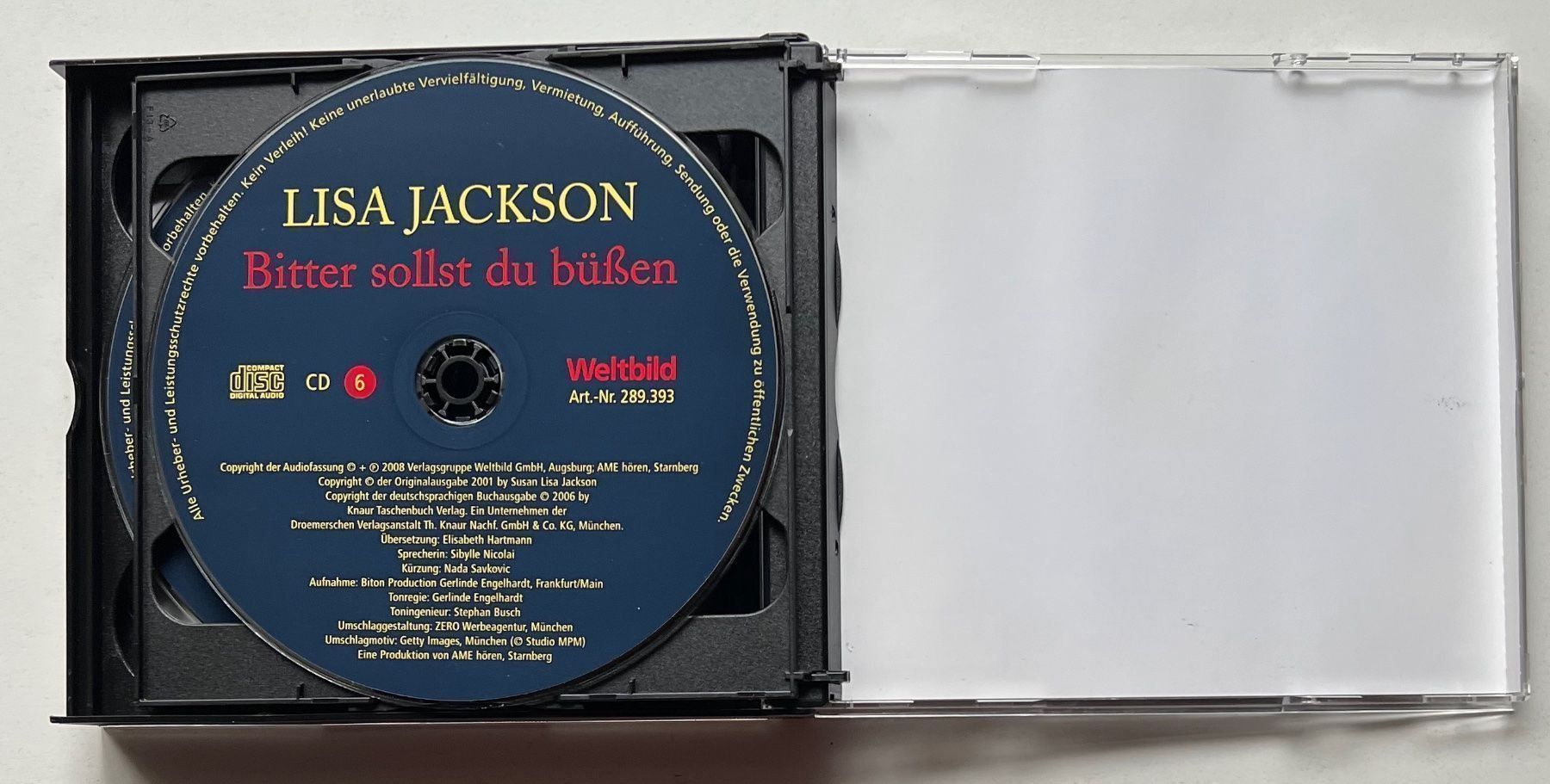 Audiolibri: Lisa Jackson / Bitter sollst Du büssen – Usato da Näfels venduto da rottabi 5