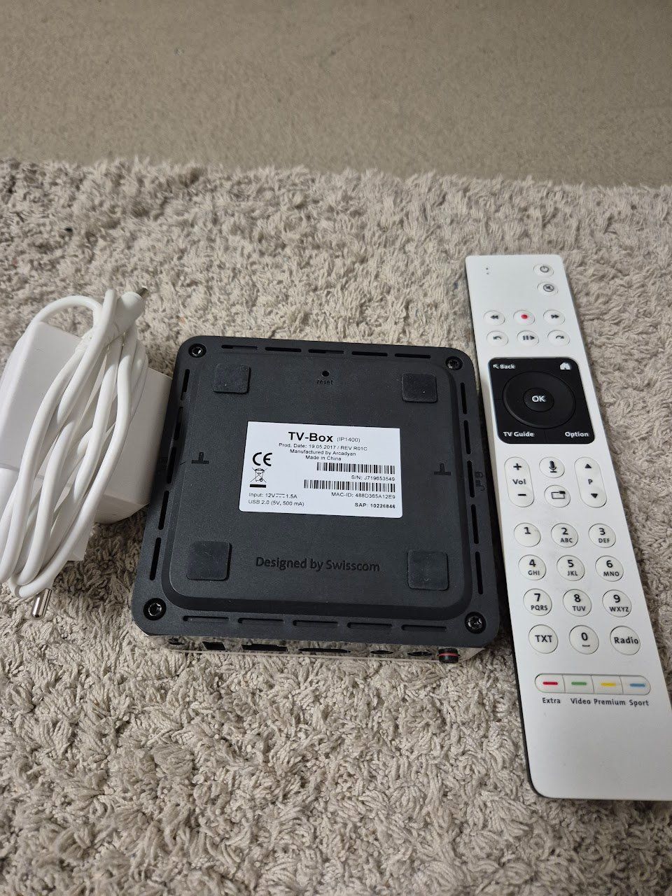 Ricevitori: Swisscom TV Box – Usato da Gümligen venduto da dumians 1