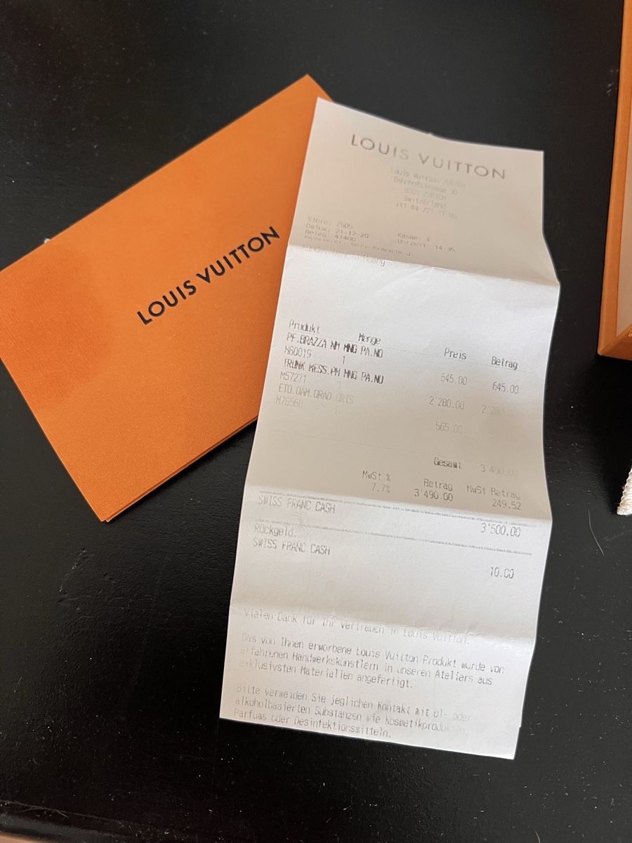 Louis Vuitton Borse: eine Louis Vuitton Trunk Messenger Tasche aus Monogram Paste – Usato da Solothurn venduto da Brini06 7