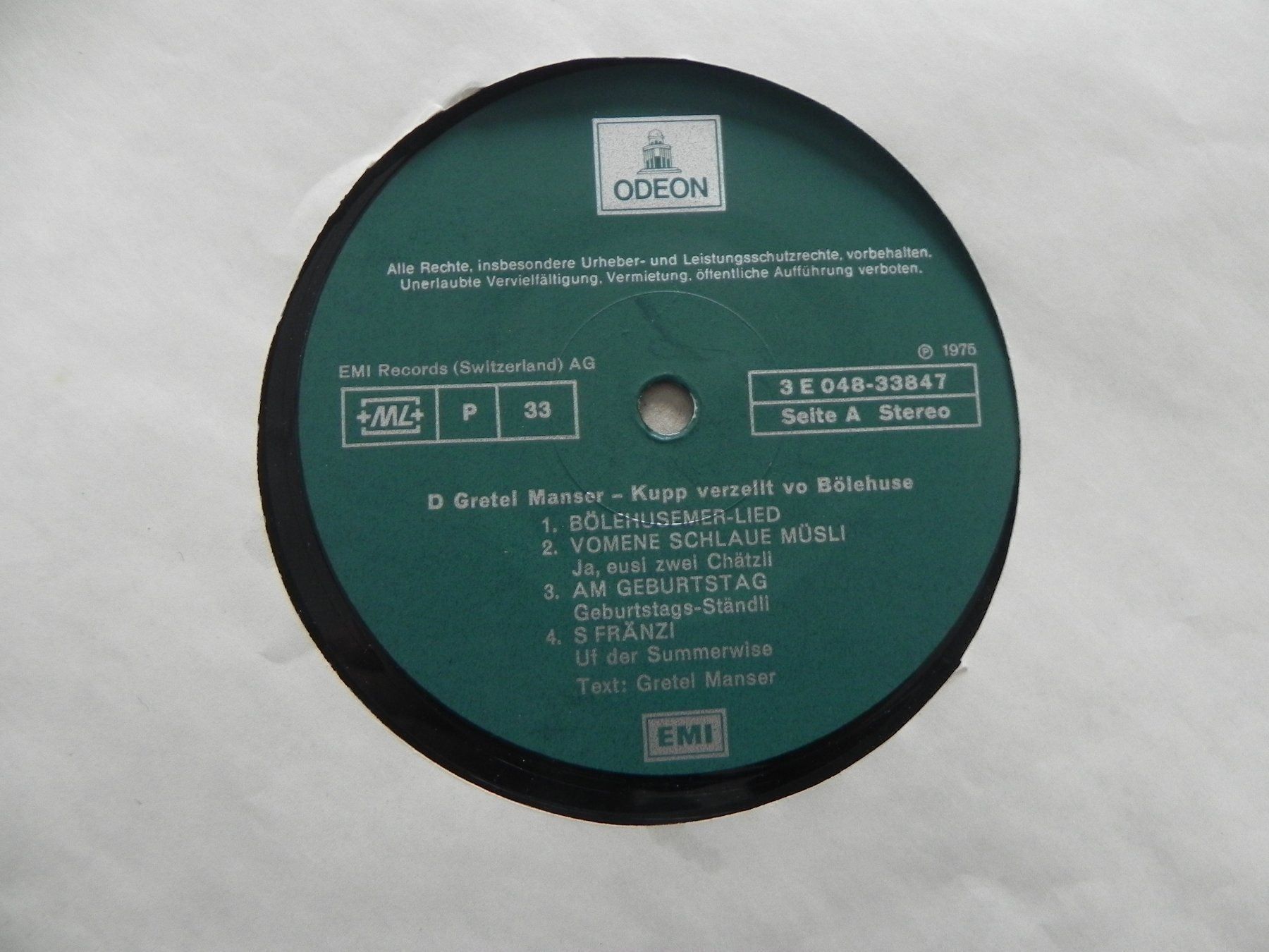 Dischi in vinile: LP Schweiz Mundart – Usato da Siebnen venduto da krimsie 2