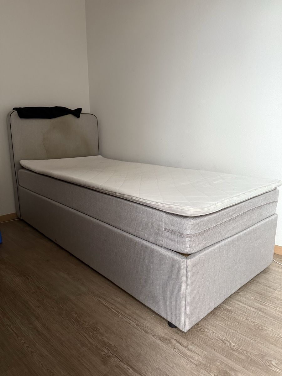 Betten: Boxbett 90x200 cm Hellgrau inkl. Matratze & Topper – Gebraucht aus Uznach von Leonid_cr7 3