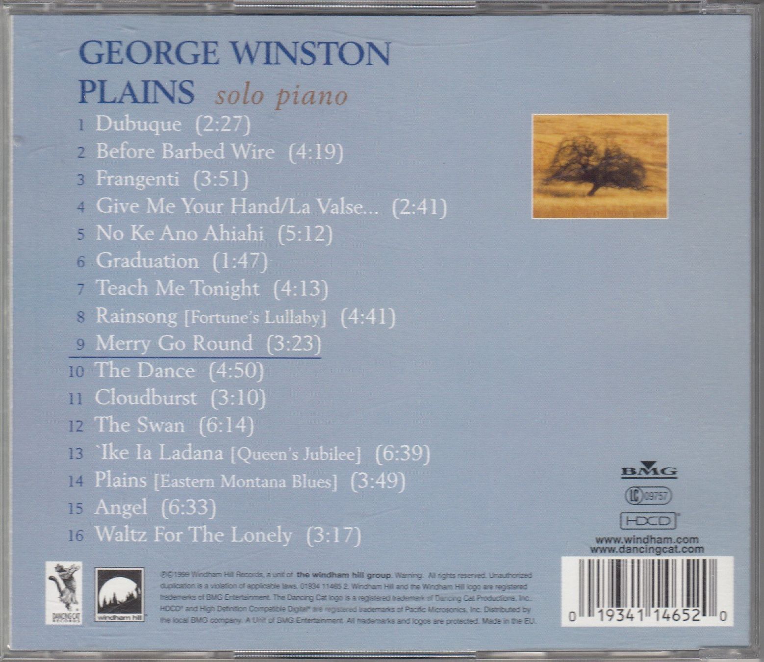 CD: George Winston Plains Solo Piano 16 Titel – Usato da Spreitenbach venduto da Turbo_1105 1