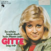 Vinyl-Single Gitte - So schön kann doch kein Mann sein