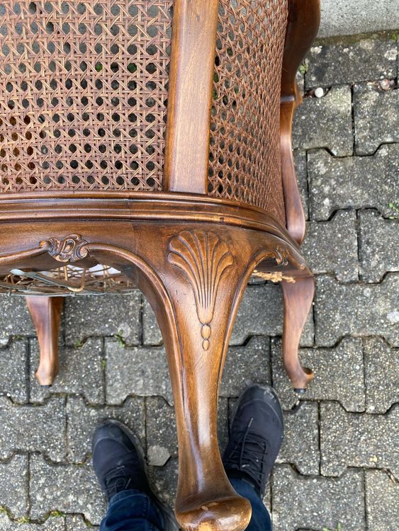 Faszinierend Chippendale Sessel Wiener Geflecht Ebenbild