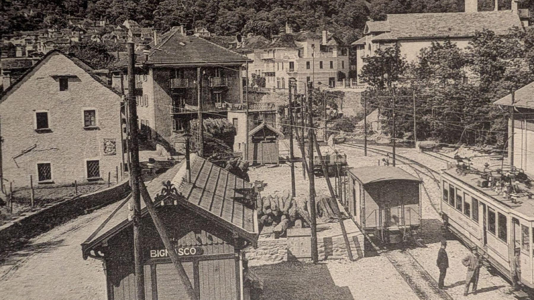 Ansichtskarten: Ansichtskarte Bignasco Ferrovia Valle Maggia – Gebraucht aus Mönchaltorf von Blechfreund 1