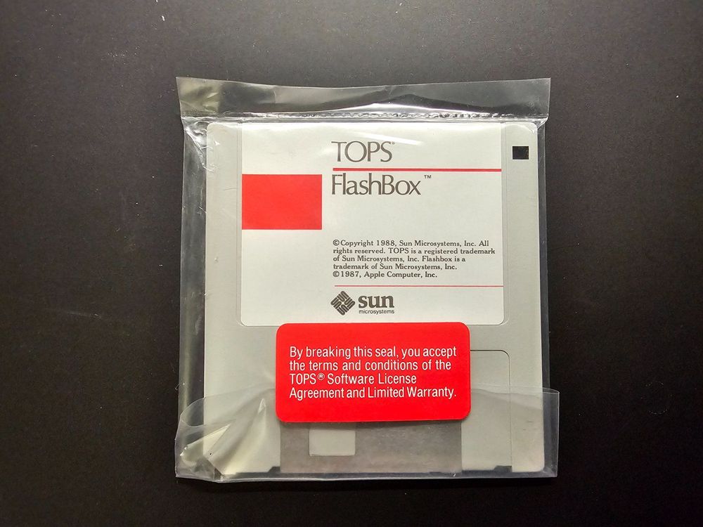 TOPS FlashBox Diskette NEU und Originalverpackt für Apple (Neu und ...