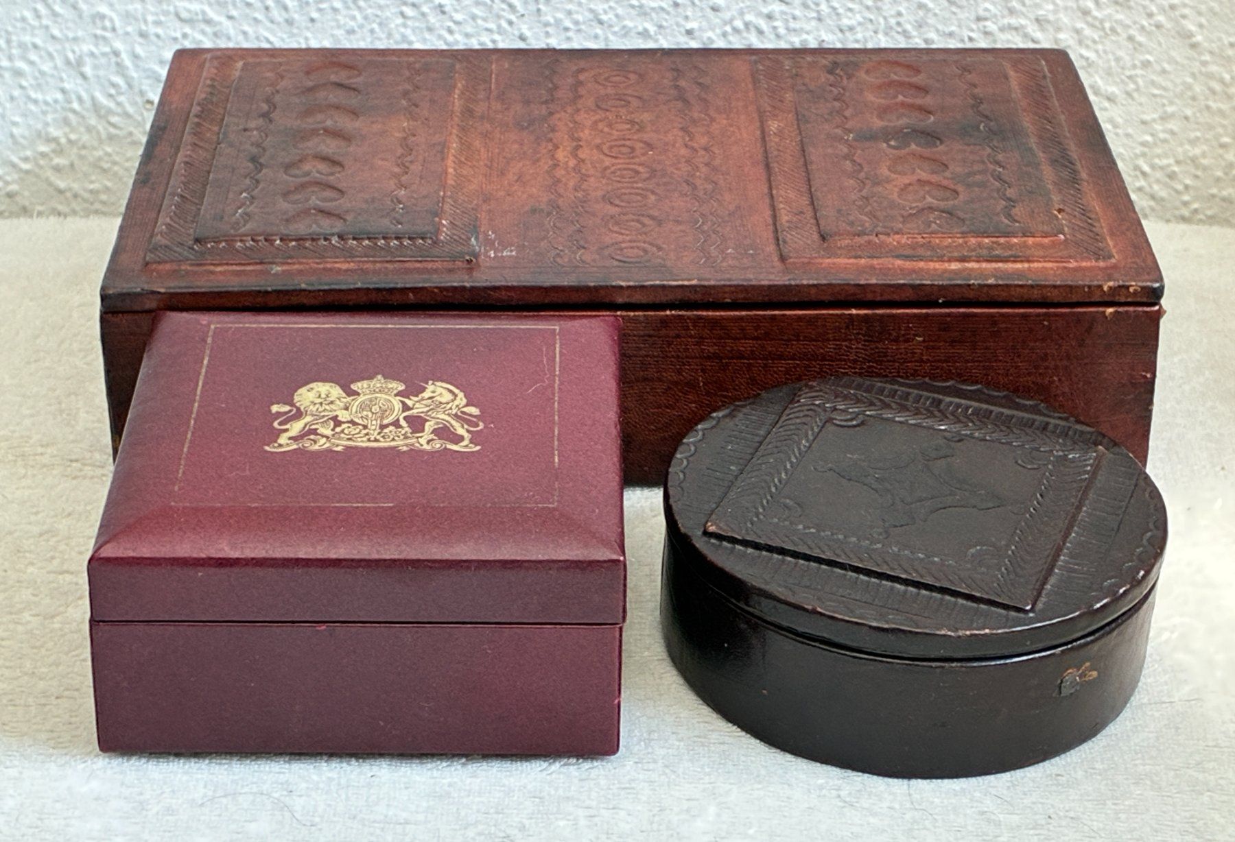 Coffrets à bijoux: 3 verschiedene Schatullen aus Leder – D'occasion à Kloten par Nephty 2