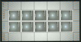2004, Sondermarke 50 Jahre CERN, Kleinbogen **