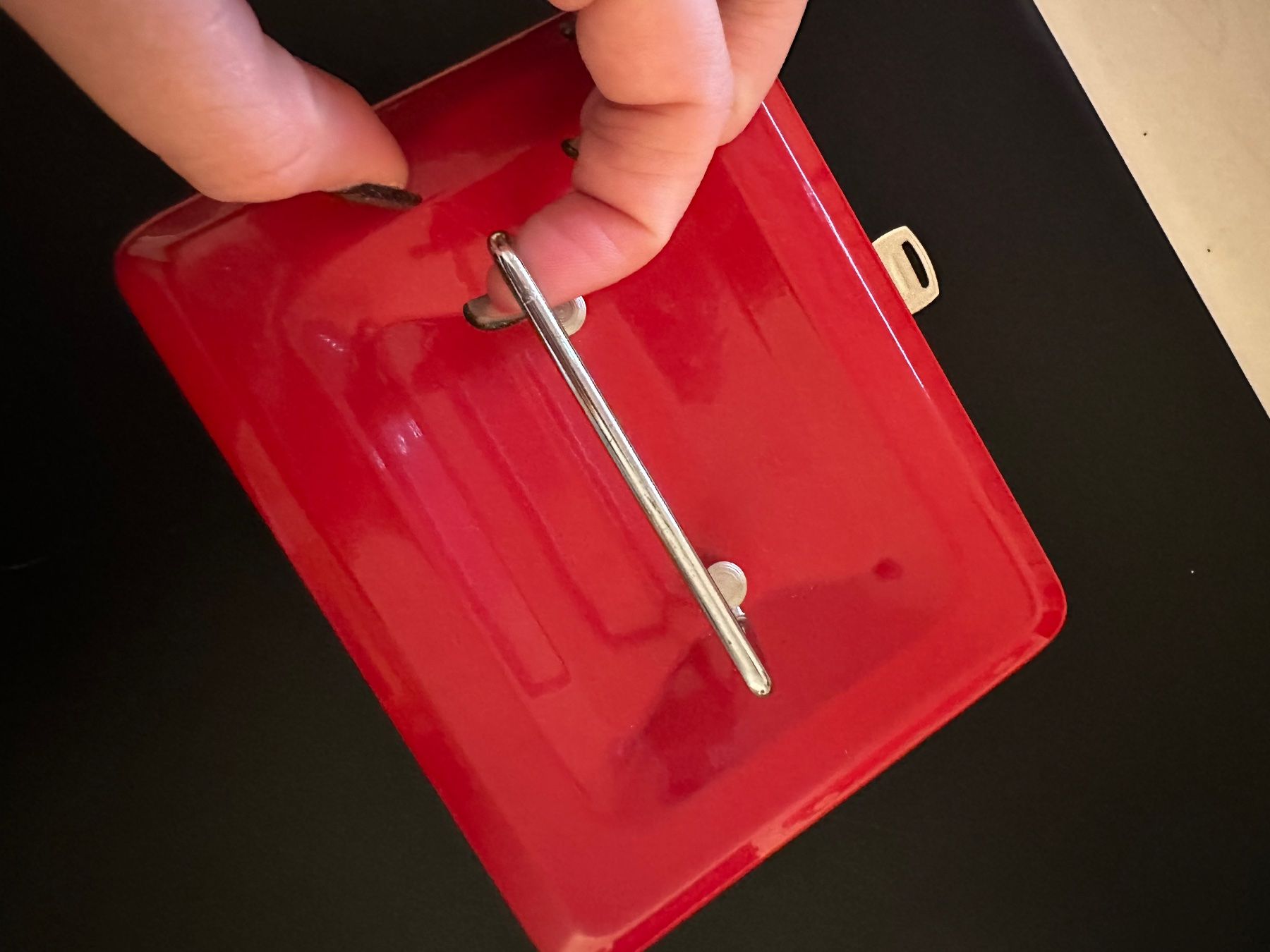 Kassen: Geldkassette rot – Neu (gemäss Beschreibung) aus Siebnen von luana_cataleya 6