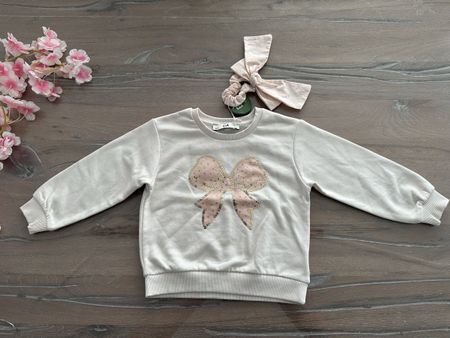 C&A Pullover mit Schleife und Haarband Grösse 92 neu🎀