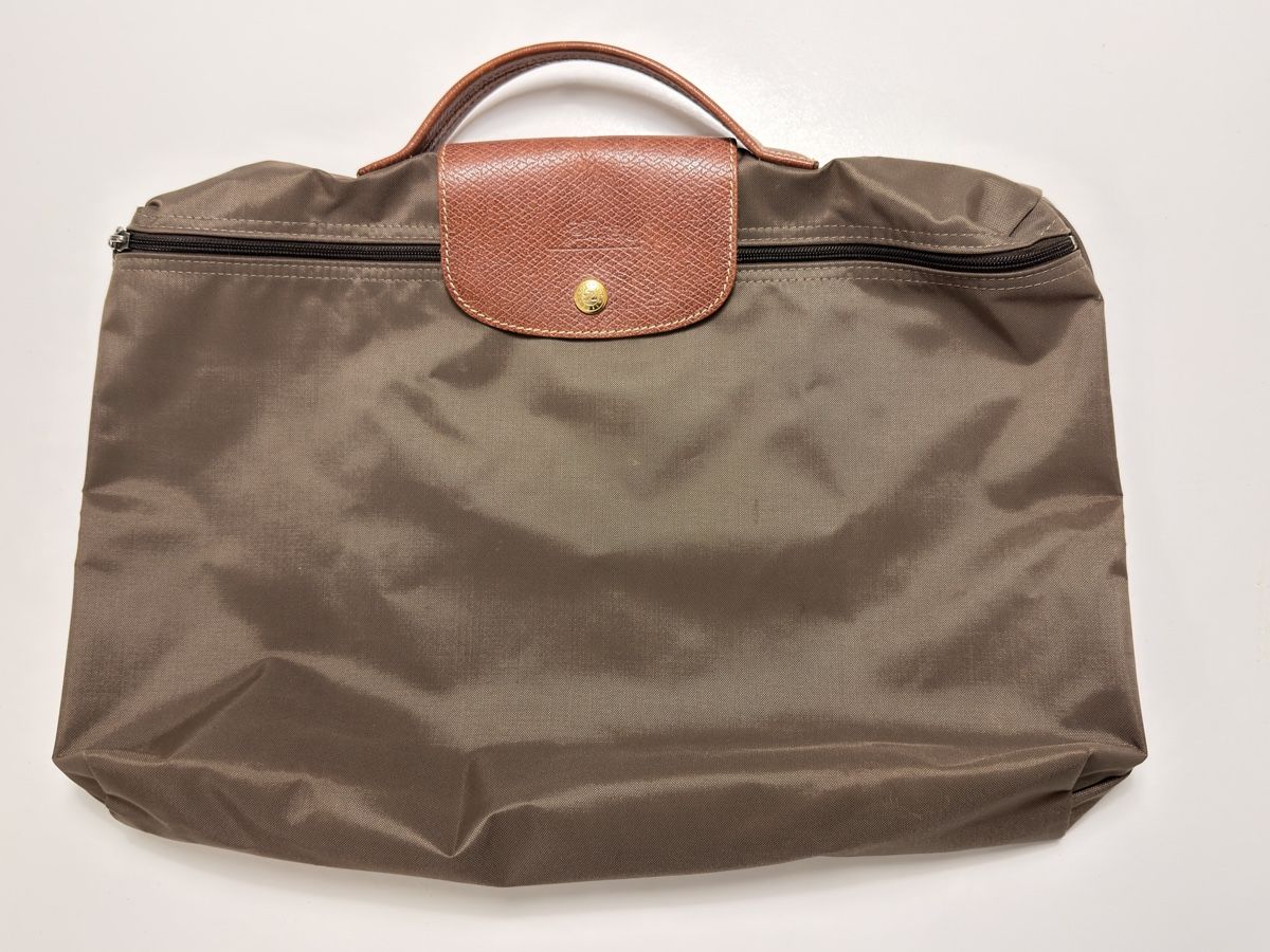Longchamp Koffer & Taschen: Longchamp Aktentasche Olive – Gebraucht aus Au ZH von swissmatchpoint