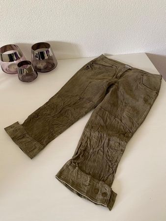Lederhose Tracht Stefanel khakifarben 38
