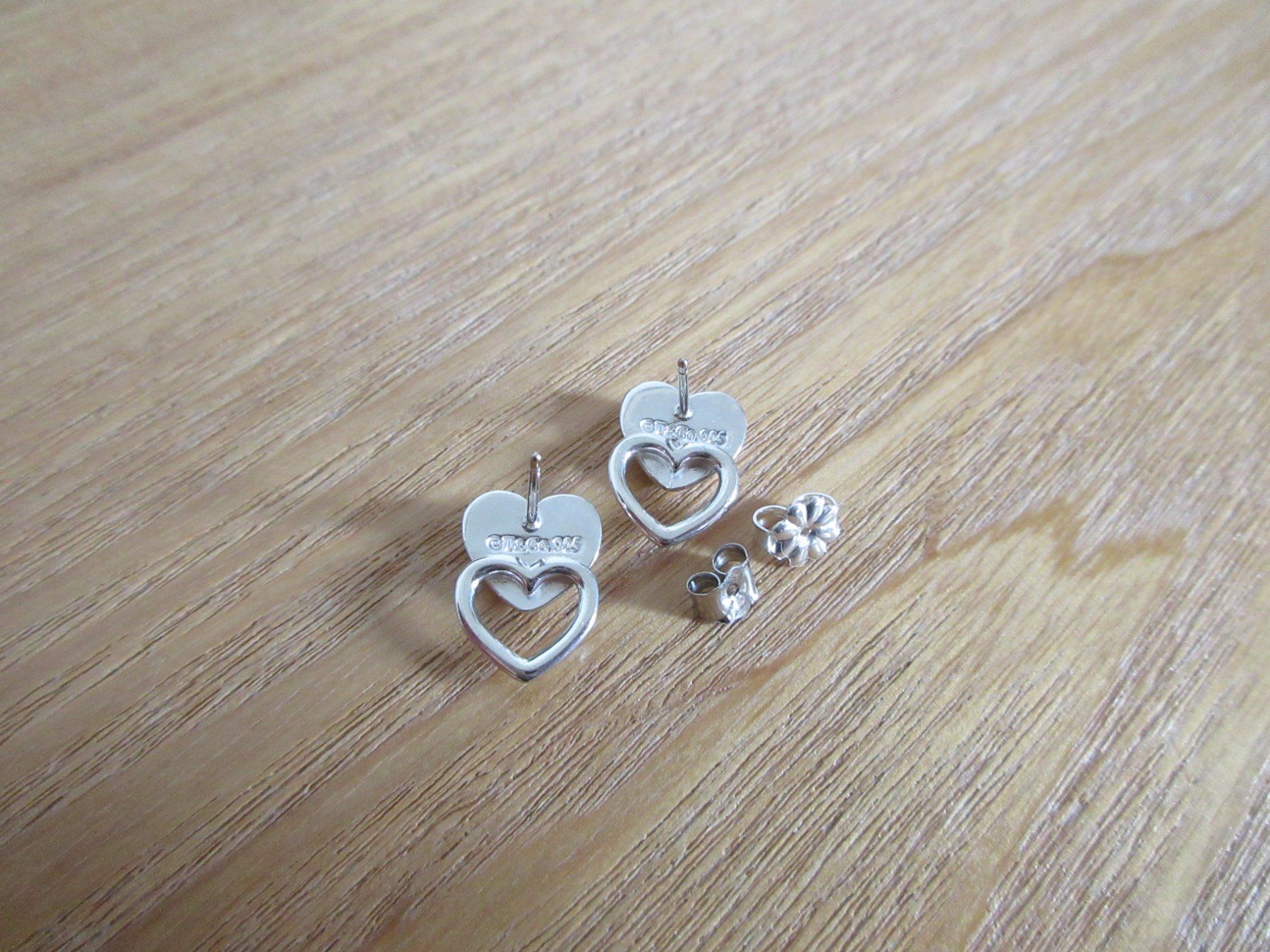 Tiffany & Co. Orecchini pendenti & Orecchini a lobo: Tiffany&Co.heart Earrings/Ohrstecker!! – Usato da Goldach venduto da mamakotzi 3