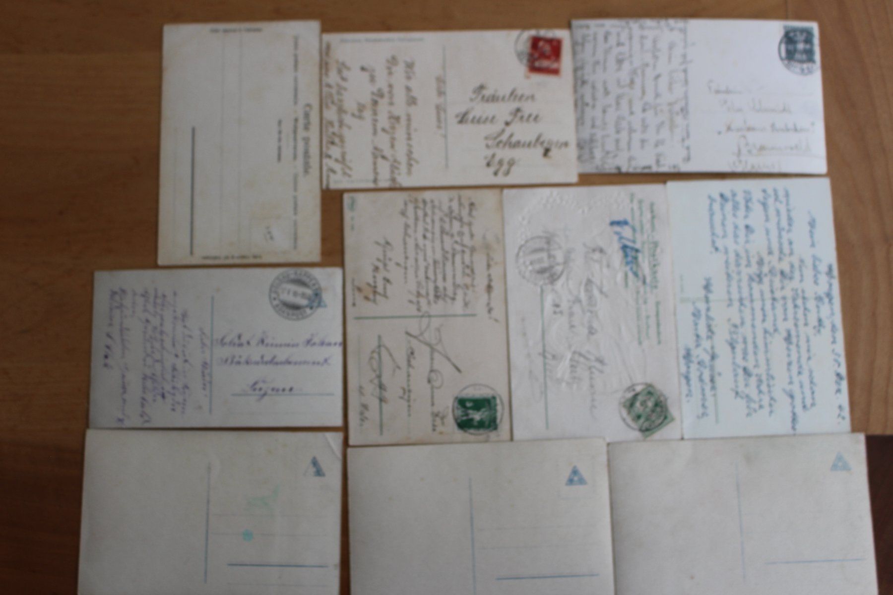 Cartoline postali: 10 Alte Ansichtskarten Konvolut Kitschkarten – Usato da einsiedeln venduto da Huttli 1