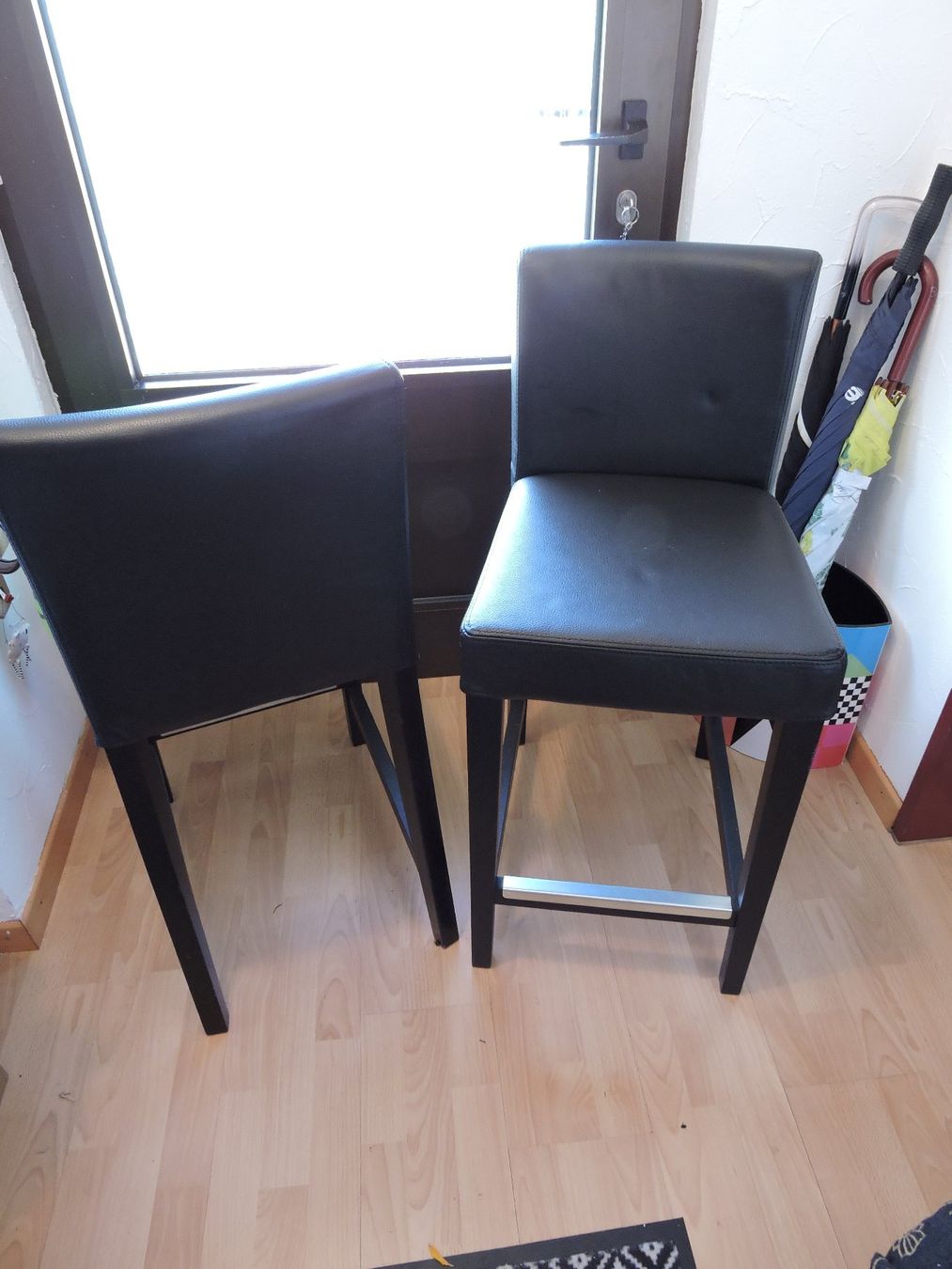 Ikea Sgabelli: 2x Ikea Barhocker Henriksdal Leder Bezug – Usato da Hauptwil venduto da Borusse01 2