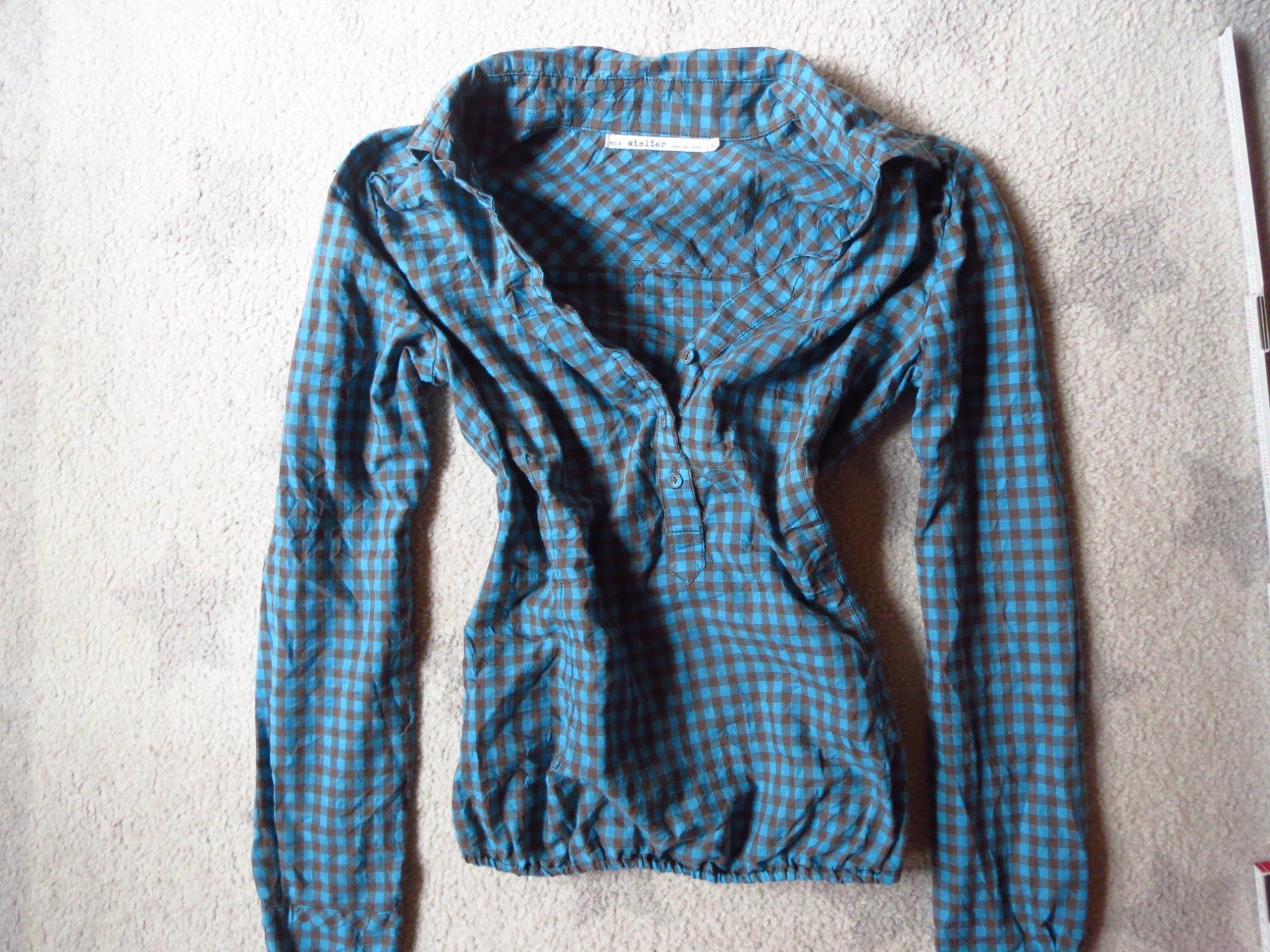 Nile Camicette: stylische NILE Damen Karo Bluse Gr S – Usato da kiental venduto da Anna3723