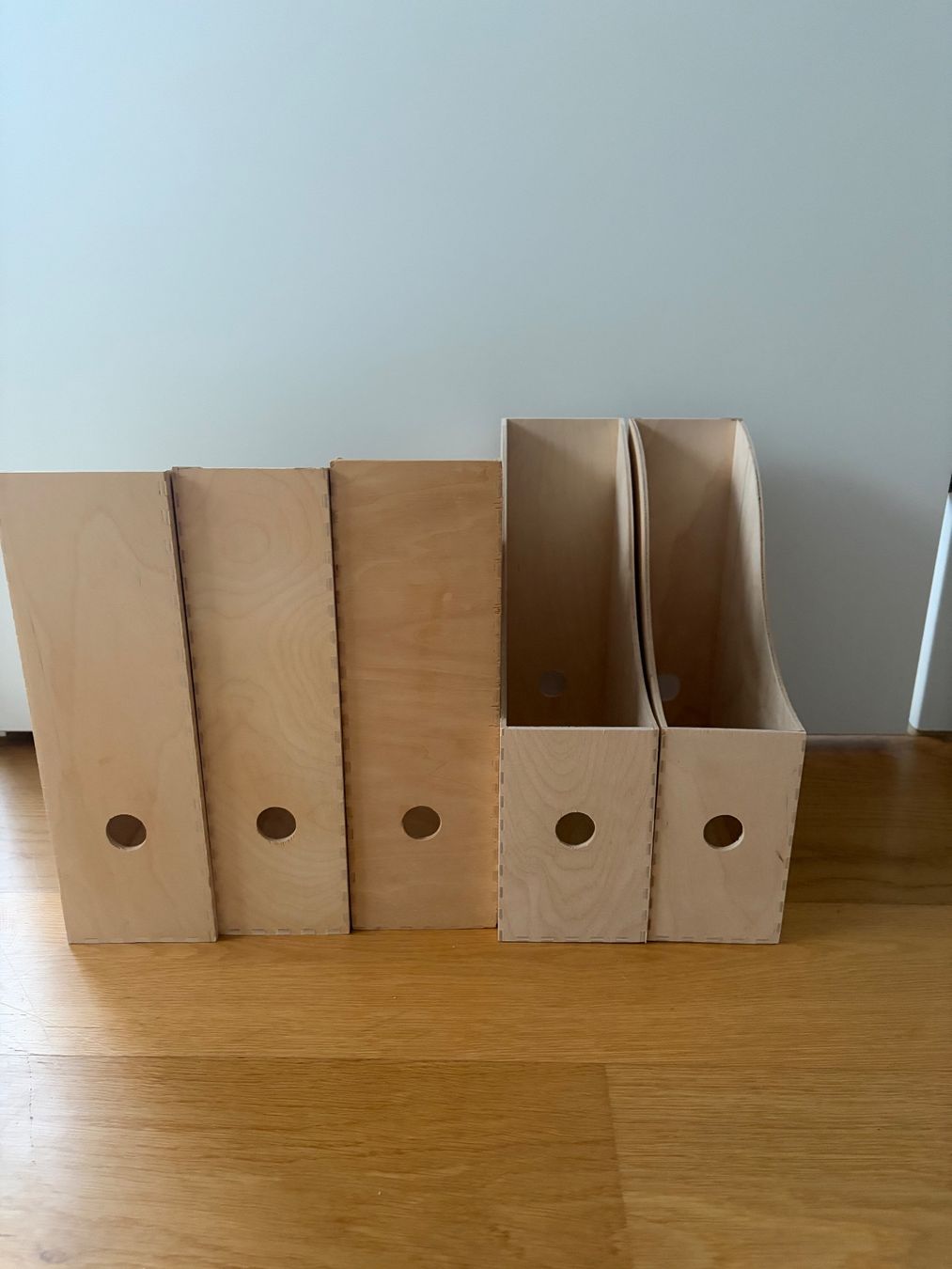 Ordner: Ablagefächer 5 Stk. aus Holz – Gebraucht aus Windisch von Laura_1991 3