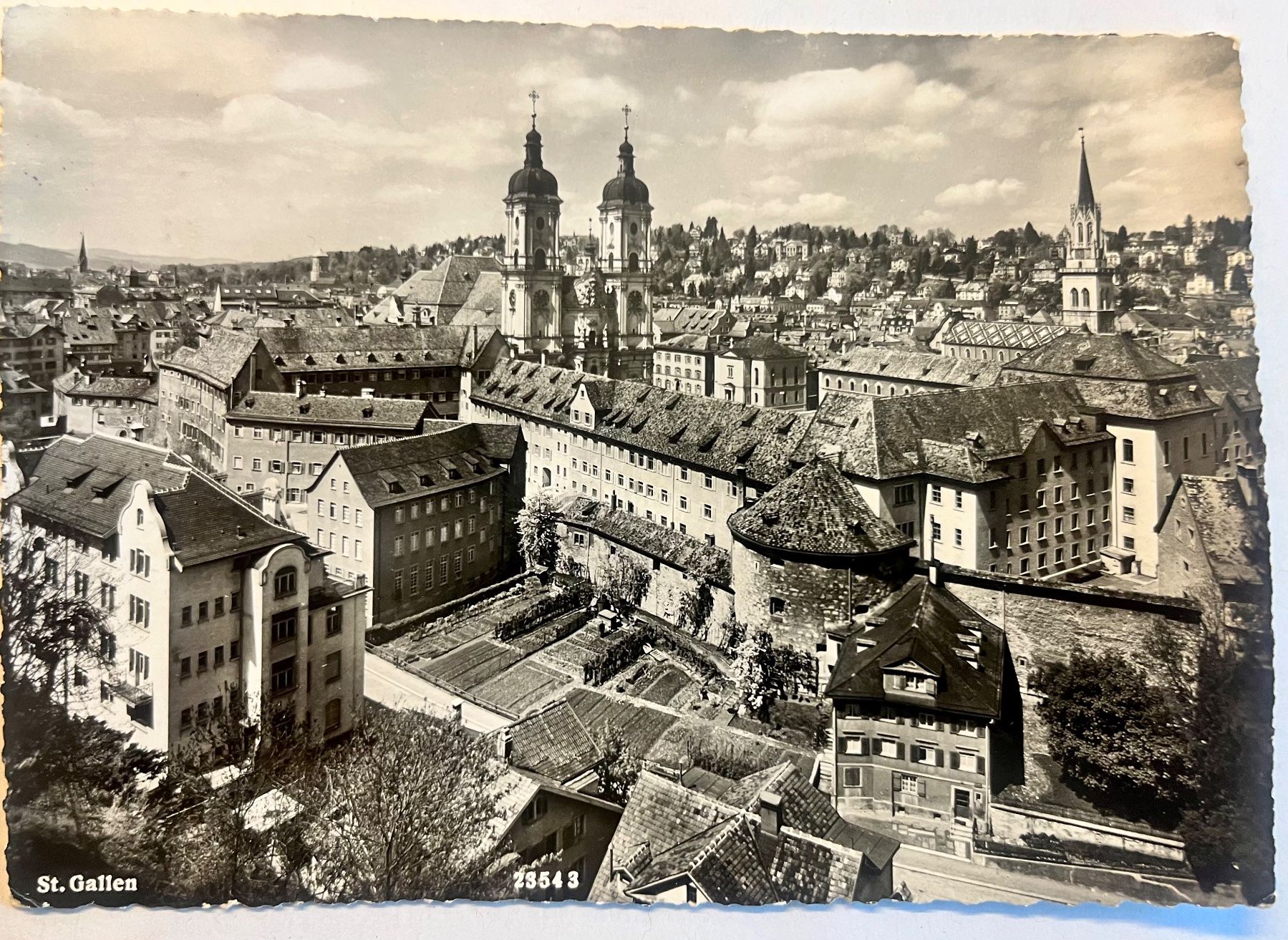 Cartoline postali: St. Gallen, gelaufen – Usato da Basel venduto da so1_nf6l