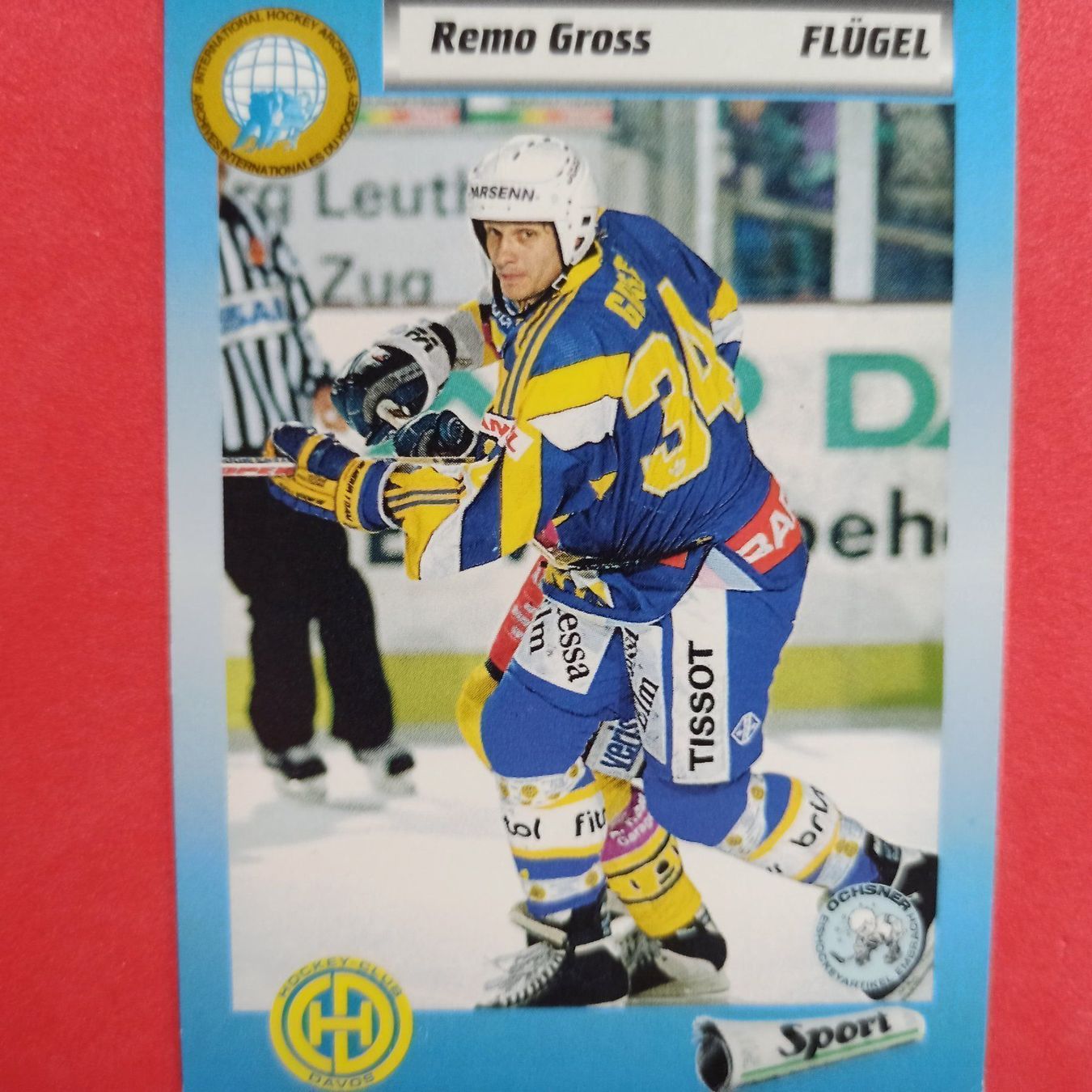Carte collezionabili: Remo Gross - HCD - 1993/94 – Usato da Dübendorf venduto da kb86_MOVIE