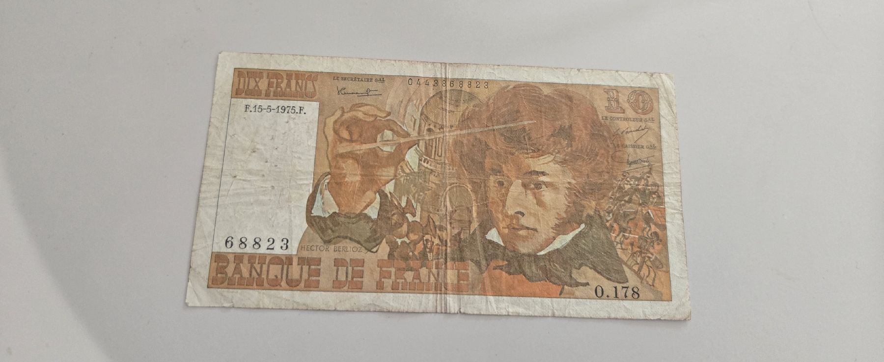 Banconote: Seltene 10-Francs-Note - Baudelaire -  – Difettoso da Neuenhof venduto da archia 1