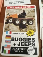 Buggiess + Jeeps Quartett Spielkarten  Piatnik Wien 334