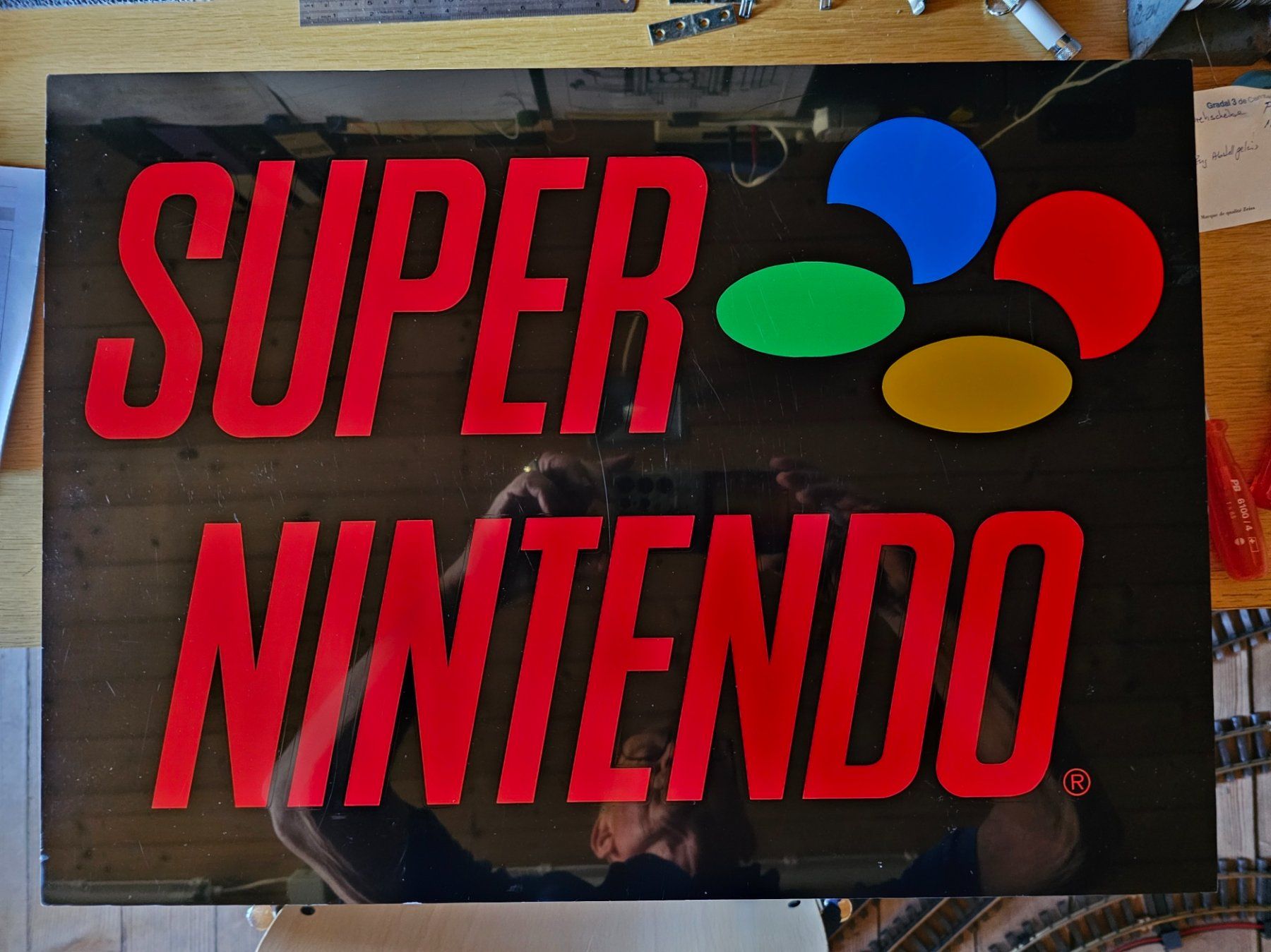 Lampen: Super Nintendo Leuchtreklame – Gebraucht aus Esslingen von Hombi3
