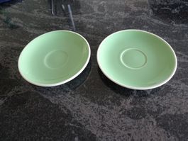Rössler Grüne  Unterteller  2er Set 5cm Durchmesser Ältere