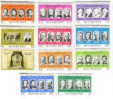 Briefmarken Präsidenten USA. St. Vincent