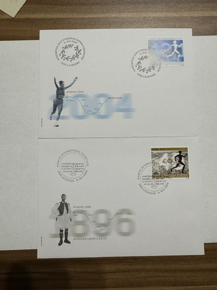 Tutti i francobolli: Brief 2004 Lausanne Olympia – Nuovo e nell'imballaggio originale da Bütschwil venduto da sof_p98b 1